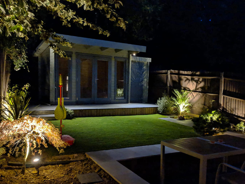 anti glare garden lighting in north-yorkshire